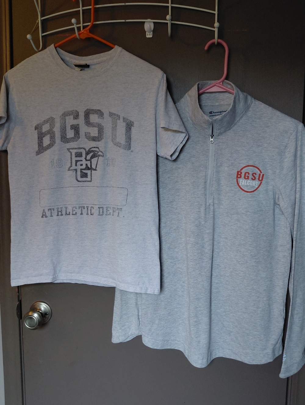 BGSU t-shirt and long sleeve set